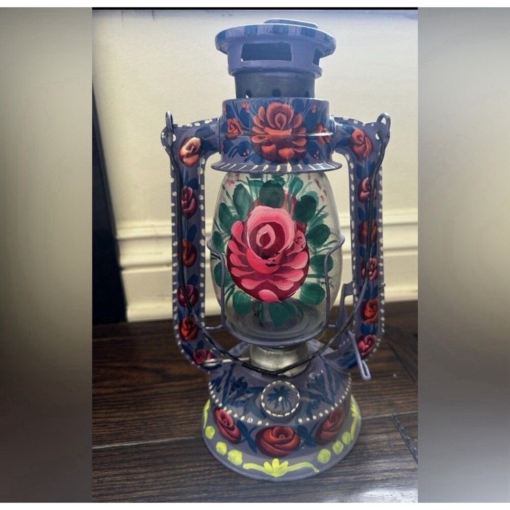 Handpainted Truck Art Lantern Made in Pakistan